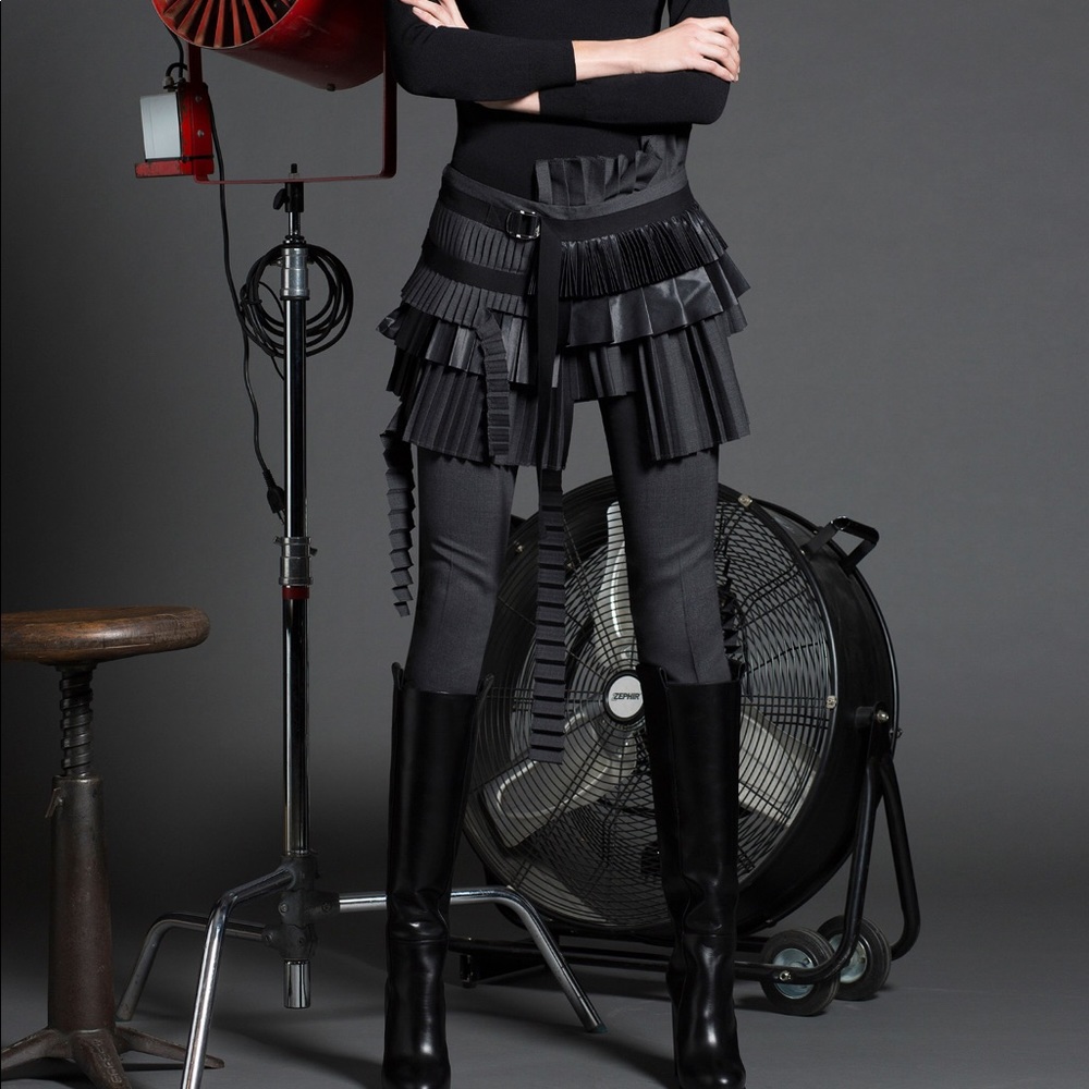 DSquared2 grey pleated layer trousers runway piece - Picture 1 of 4